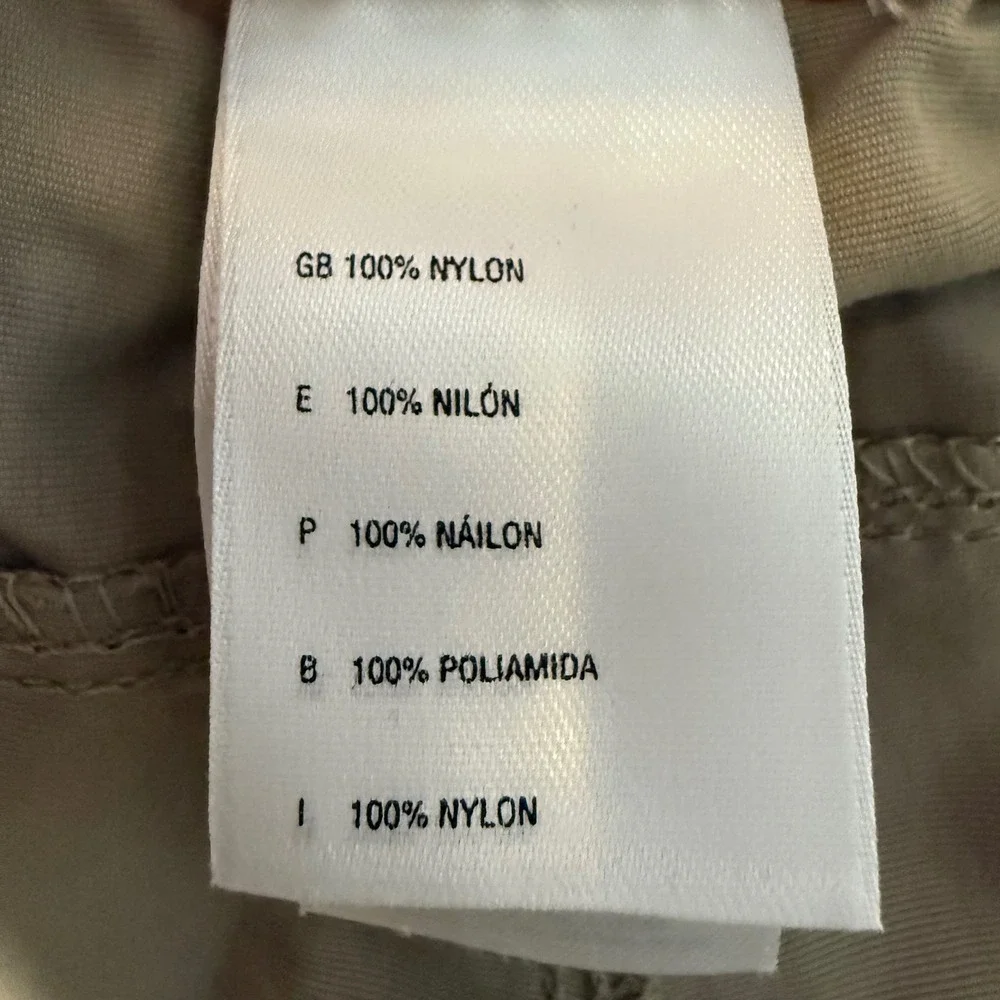 The North Face Mens Horizon Cargo Shorts Khaki‎ Tan Nylon Hiking Belted XXL